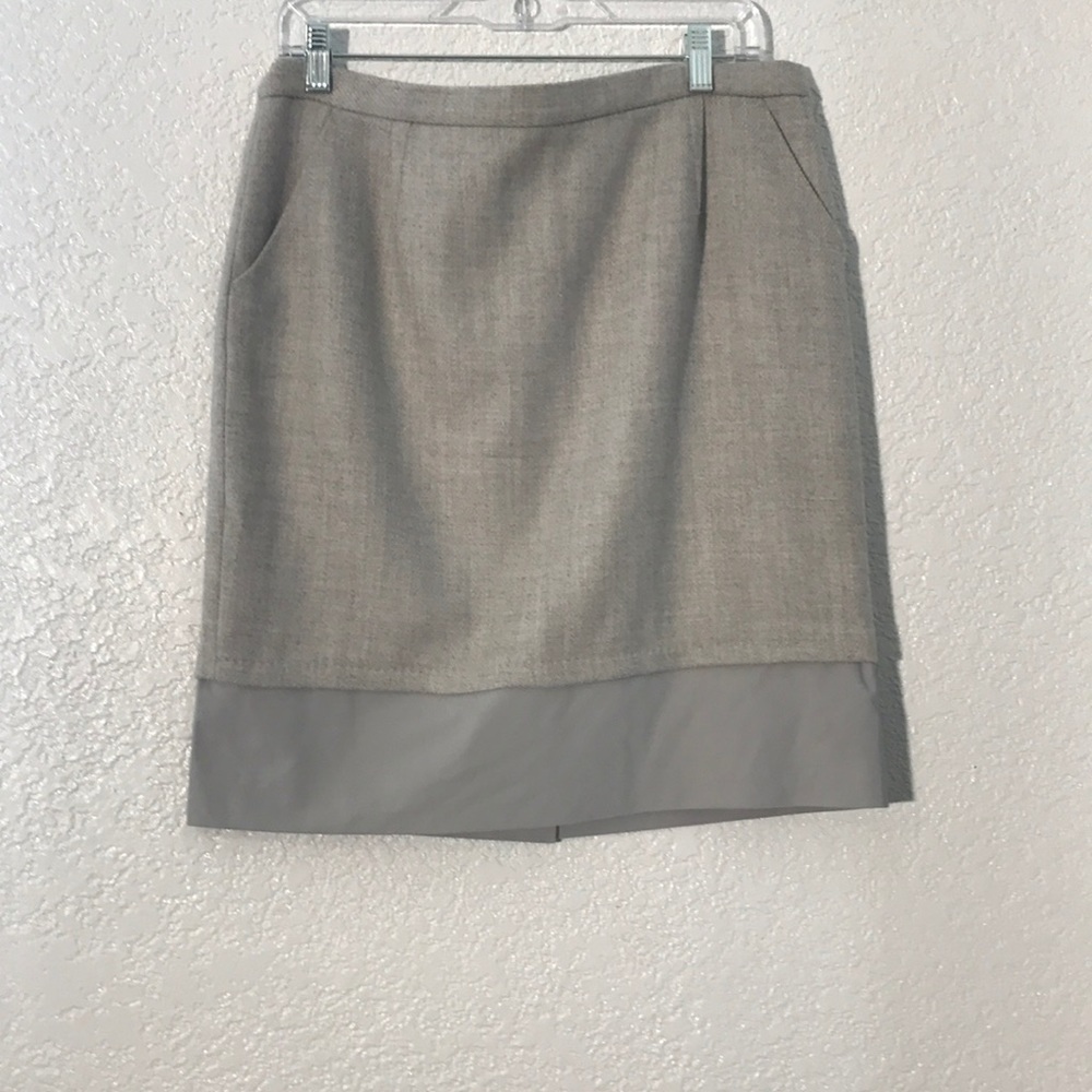 BCBGMaxAzria Gray Mini Skirt